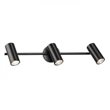 RENDL Outlet BOGARD III wall matt black  230V LED 3x5W 40°  3000K R12505 1