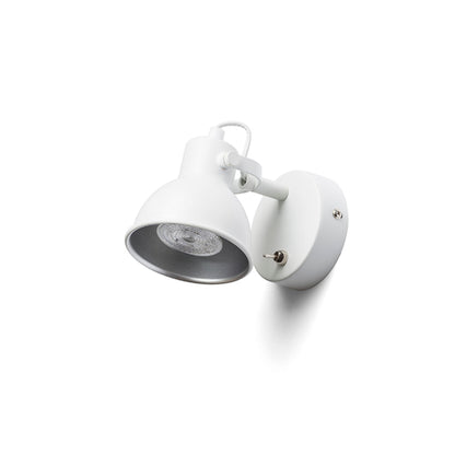 RENDL spotlight ROSITA I wall white/silver grey  230V LED GU10 9W R12507 4