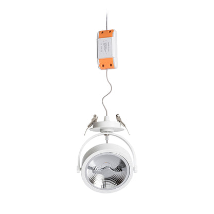 RENDL spotlight KELLY LED DIMM semi-recessed white 230V LED 12W 24° 3000K R12637 2