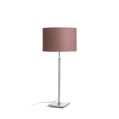 RENDL table lamp EDIKA table brown matt nickel 230V LED E27 15W R12665 1