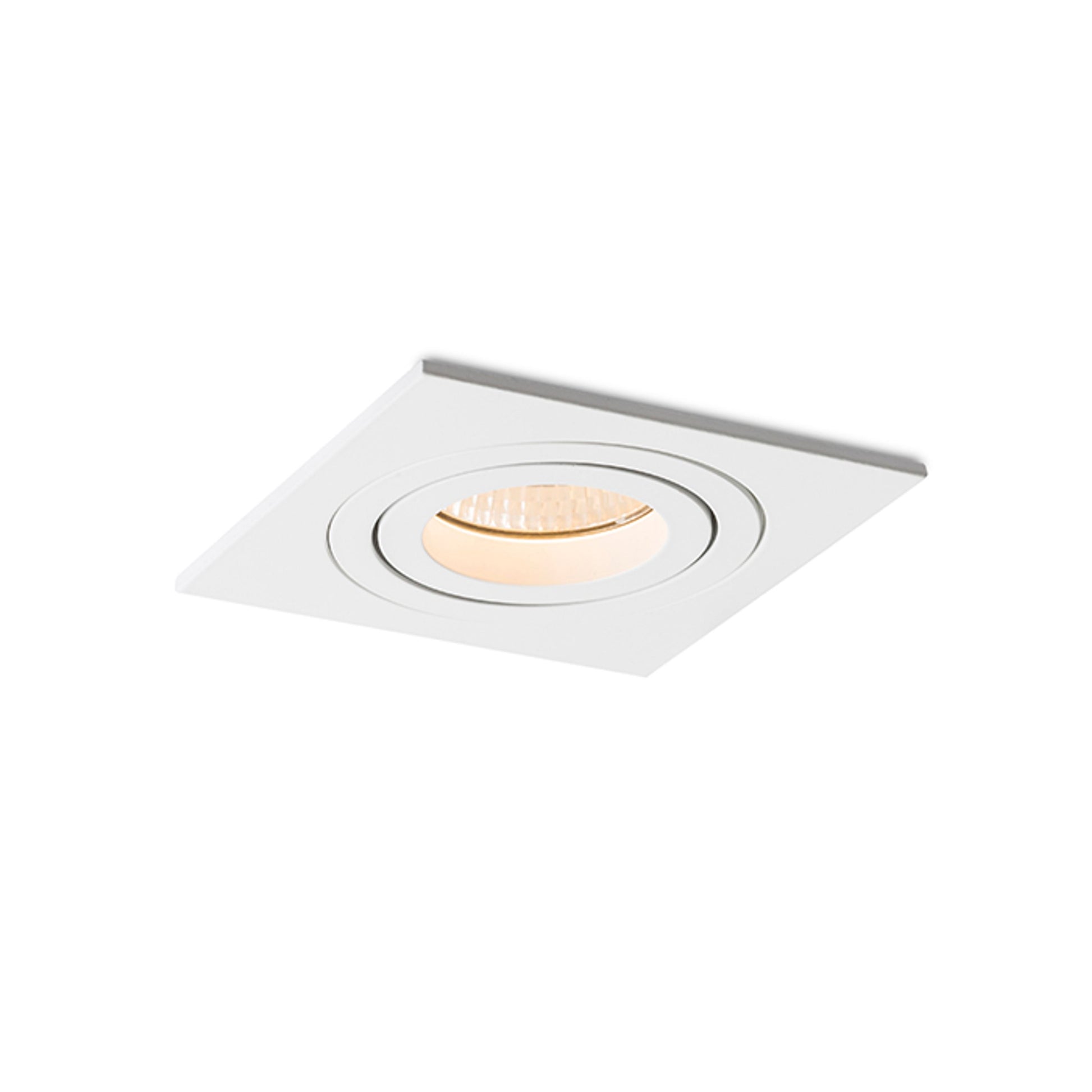 RENDL recessed light PASADENA GU10 SQ I recessed white  230V LED GU10 7W R12710 1