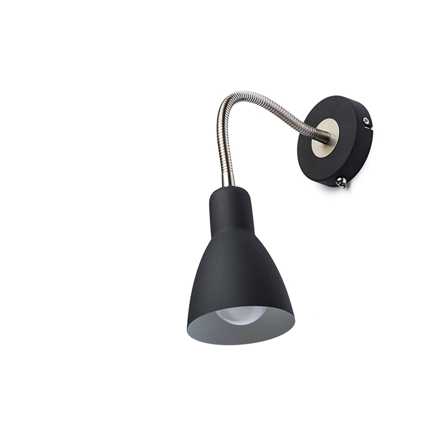RENDL spotlight KAYA wall black matt nickel 230V E27 28W R12899 5