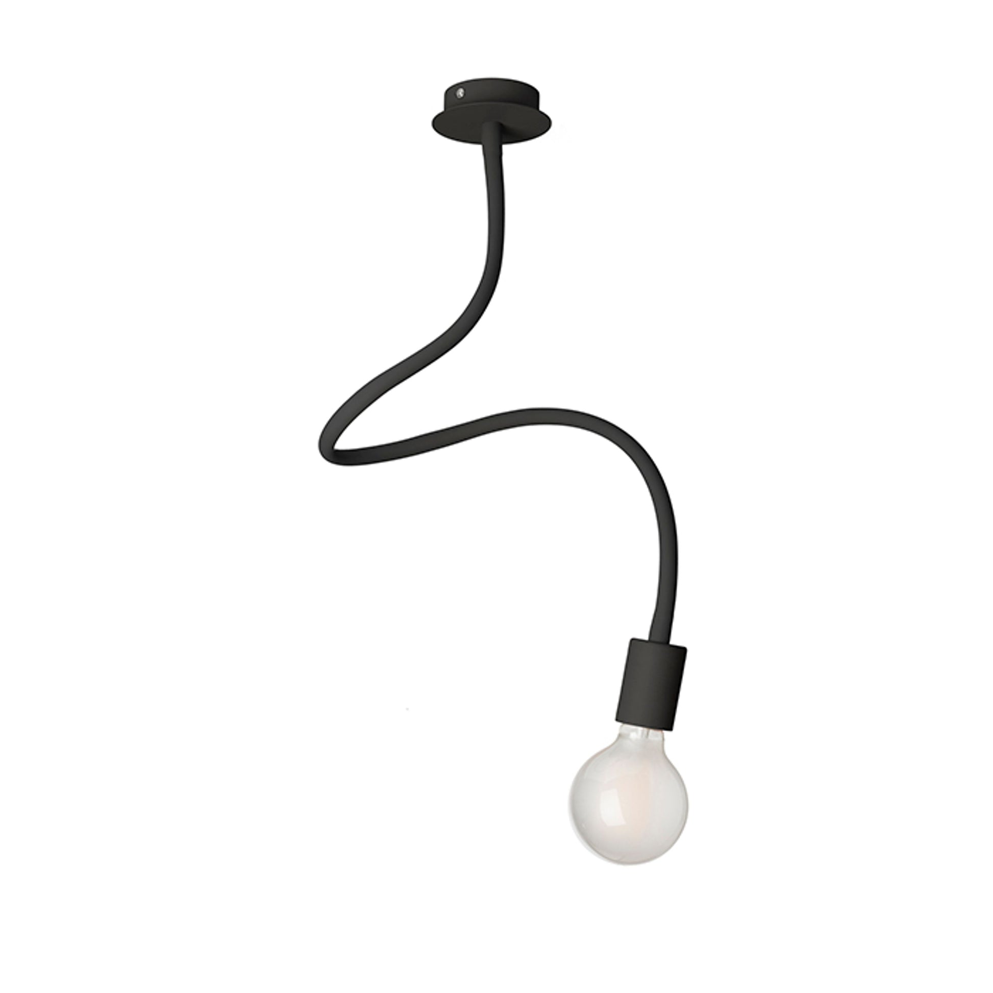 RENDL pendant lamp LOYD E27 I ceiling black  230V LED E27 15W R12934 1