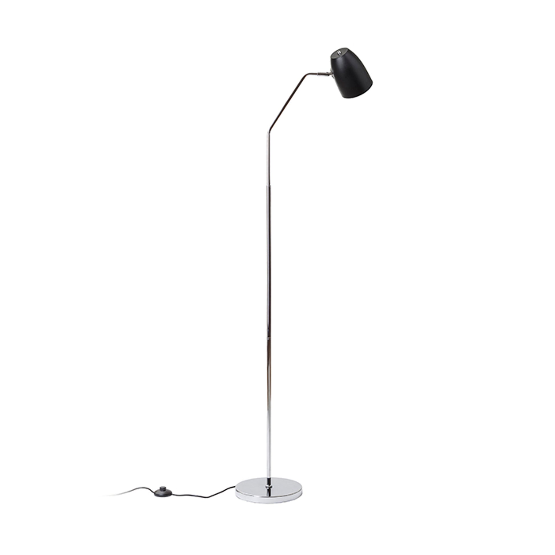 RENDL floor lamp PRAGMA floor black chrome 230V LED E27 11W R12989 7