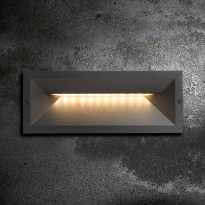 RENDL outdoor lamp RAGG recessed black 230V LED 12W IP65 3000K R13621 3