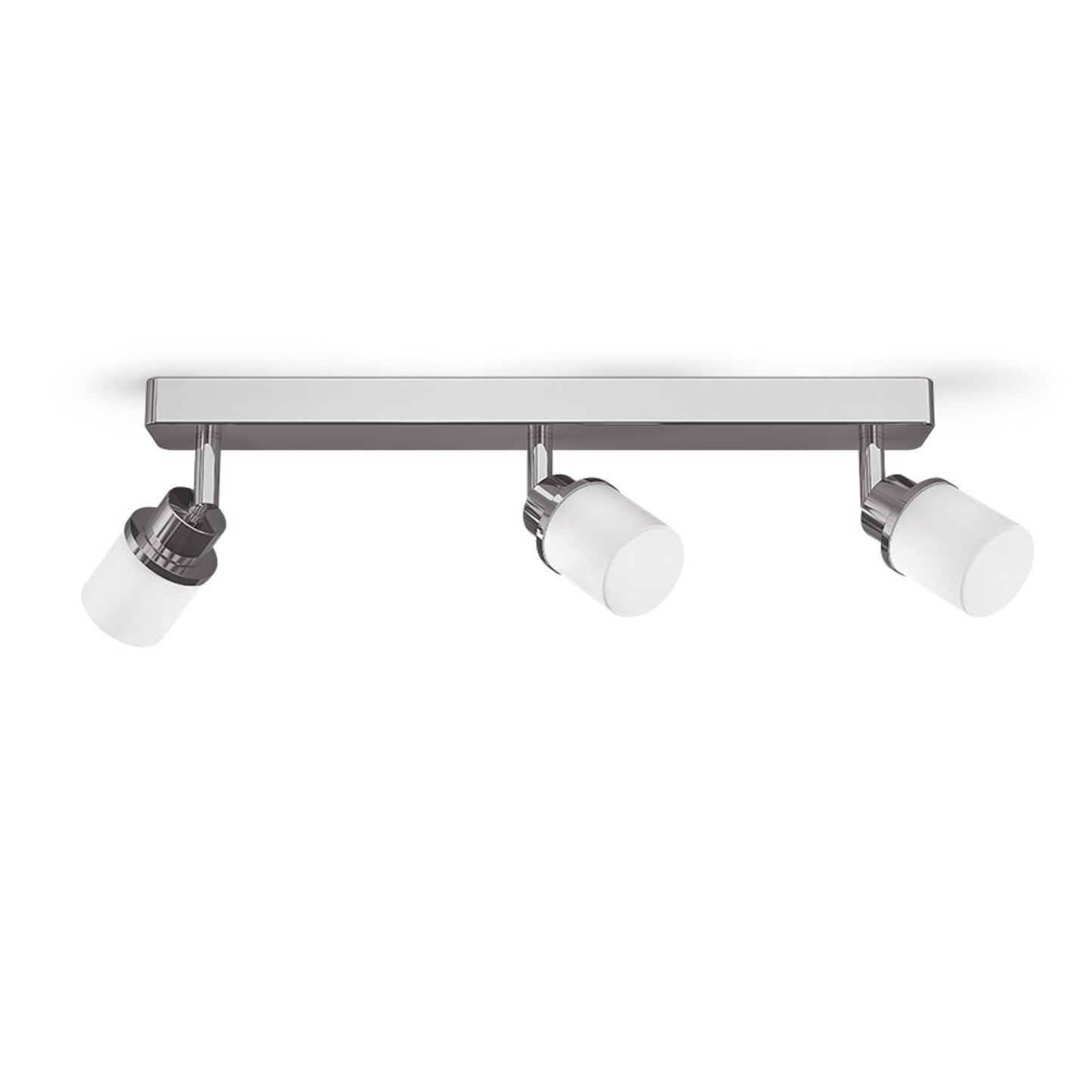 RENDL spotlight LINN III surface mounted  opal-colored glass/chrome 230V LED G9 3x3W IP44 R13703 1