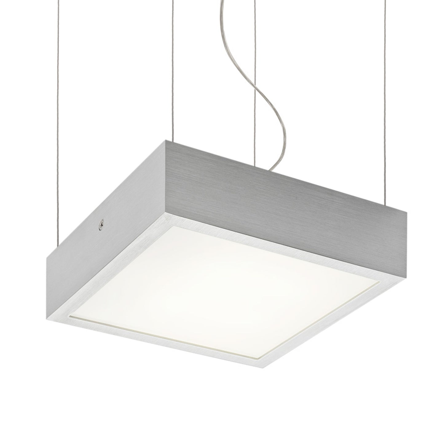 RENDL pendant lamp STRUCTURAL LED 20x20 pendant  brushed aluminum 230V LED 12W  3000K R13709 1