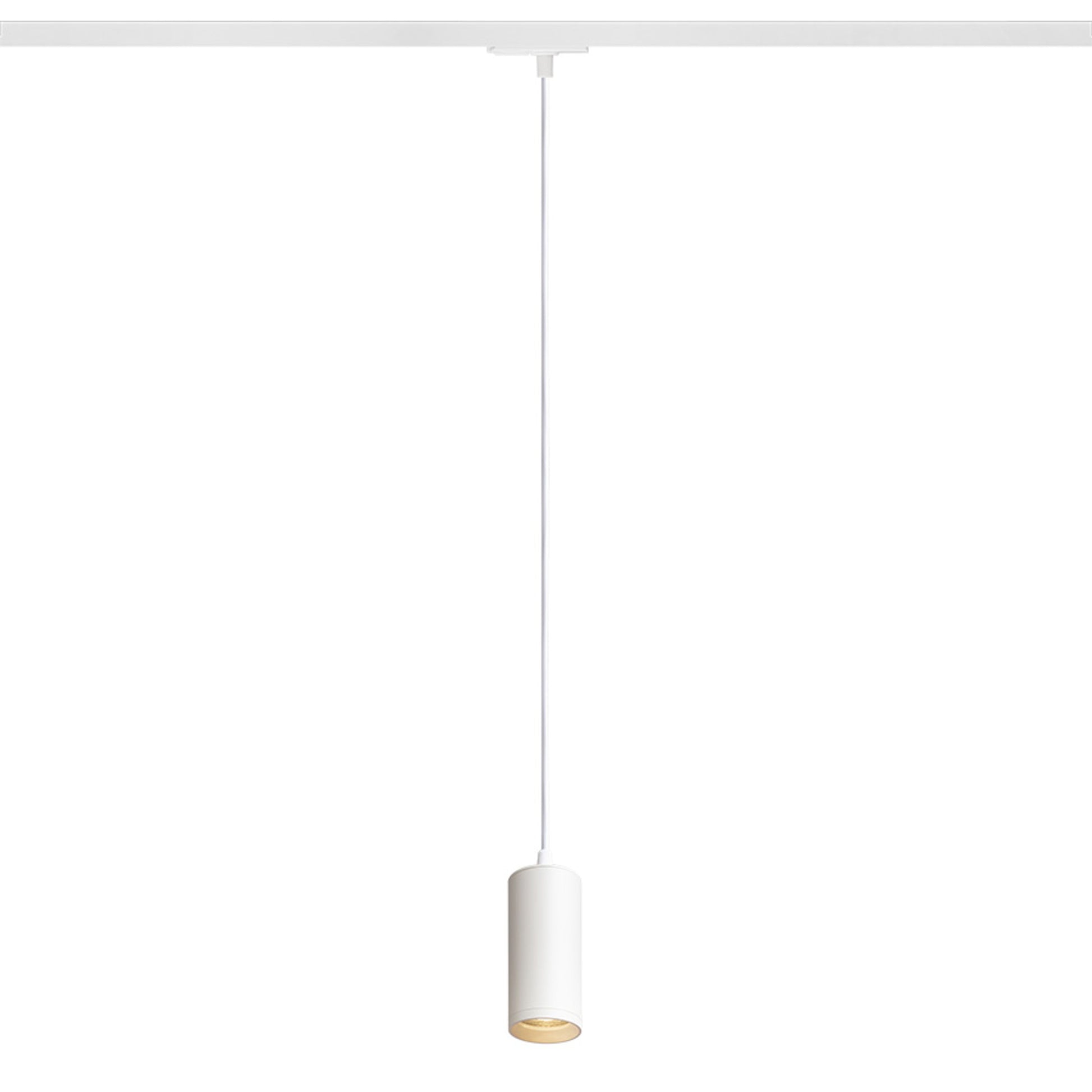 RENDL 1-circuit track system BELENOS for 1-circuit tracks pendant white  230V LED GU10 9W R13862 1