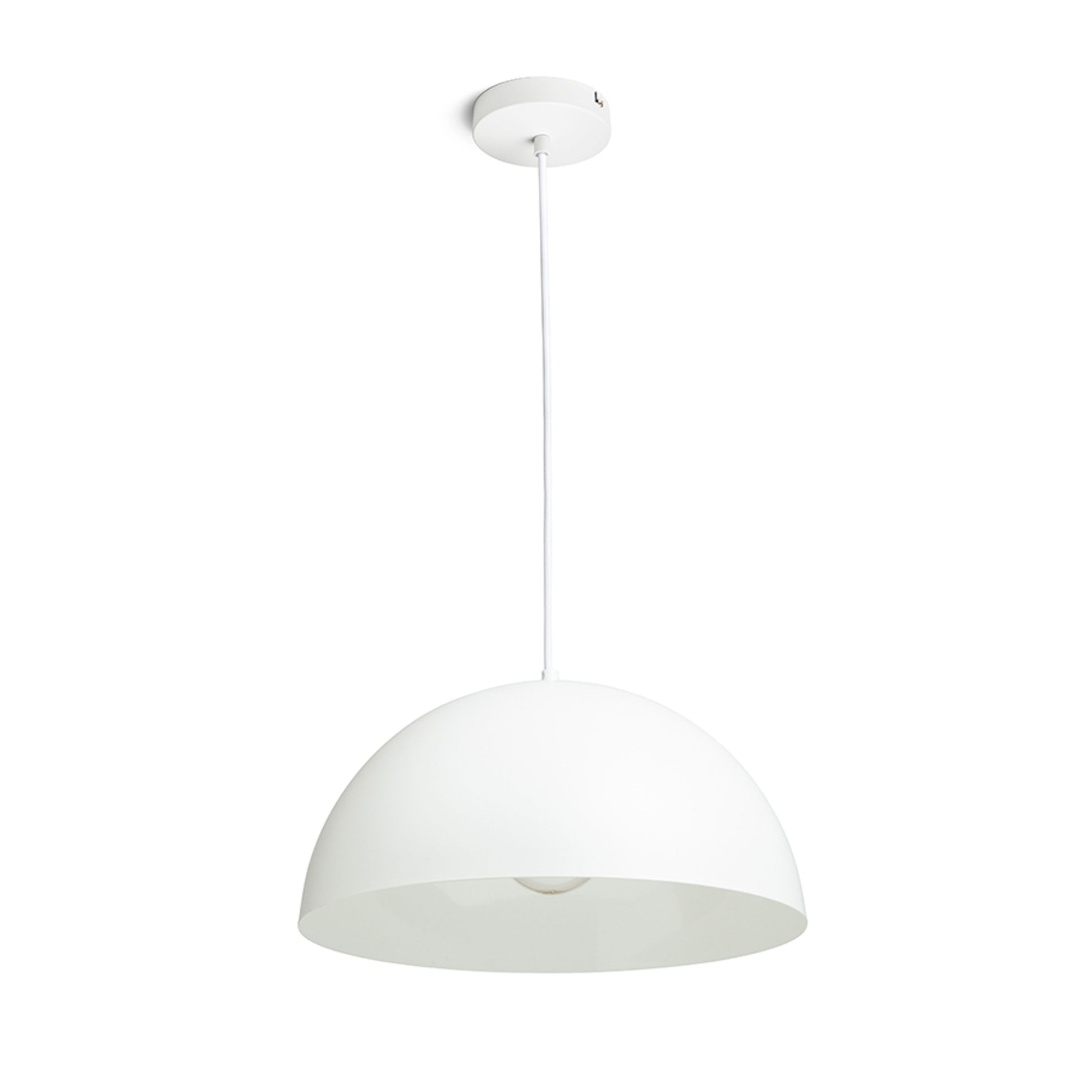 RENDL pendant lamp GLADYS 40 pendant white/white 230V LED E27 30W R14111 2