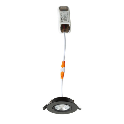 RENDL recessed light NEFRIT DIMM recessed black 230V LED 6W 36° 3000K R14235 5