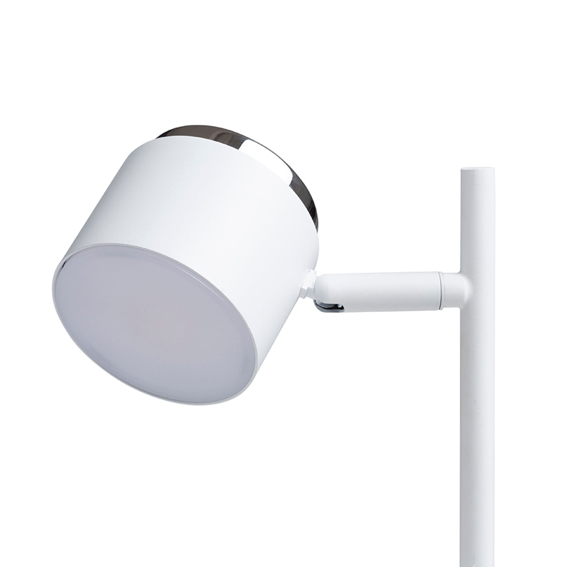 RENDL table lamp NOVA table white chrome/frosted acrylic 230V LED 4.2W 3000K R14274 5