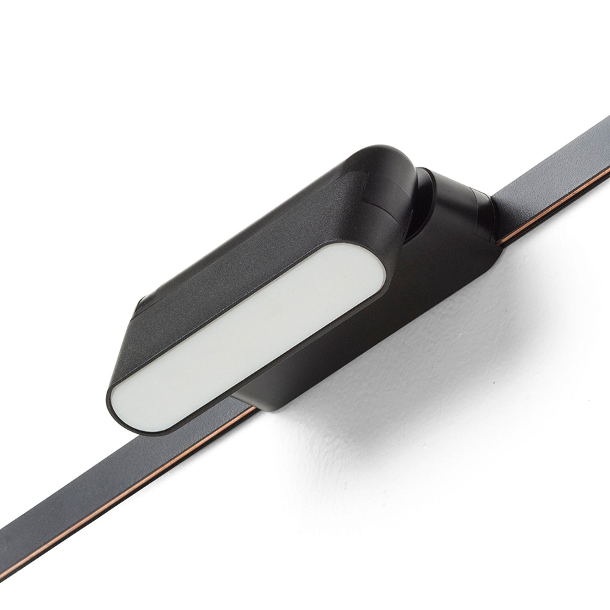 RENDL Ultra-thin track system OXONIA 11 with tilt-function for the VEGA/WAVE system black  24= LED 6W 110°  3000K 4000K 6500K R14321 4