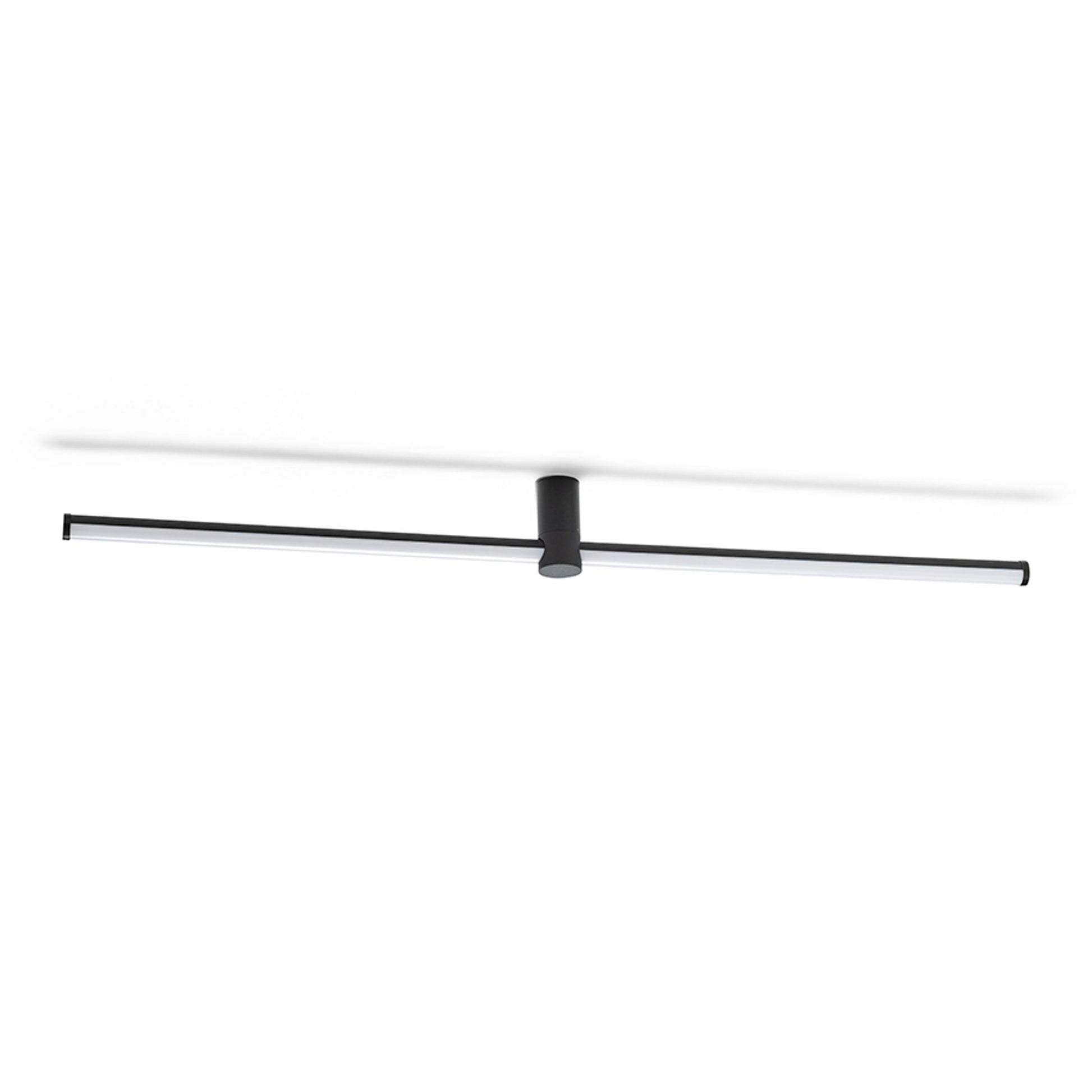 RENDL wall lamp CLARIS 120 surface mounted black frosted acrylic 230V LED 2x12W  3000K R14412 7