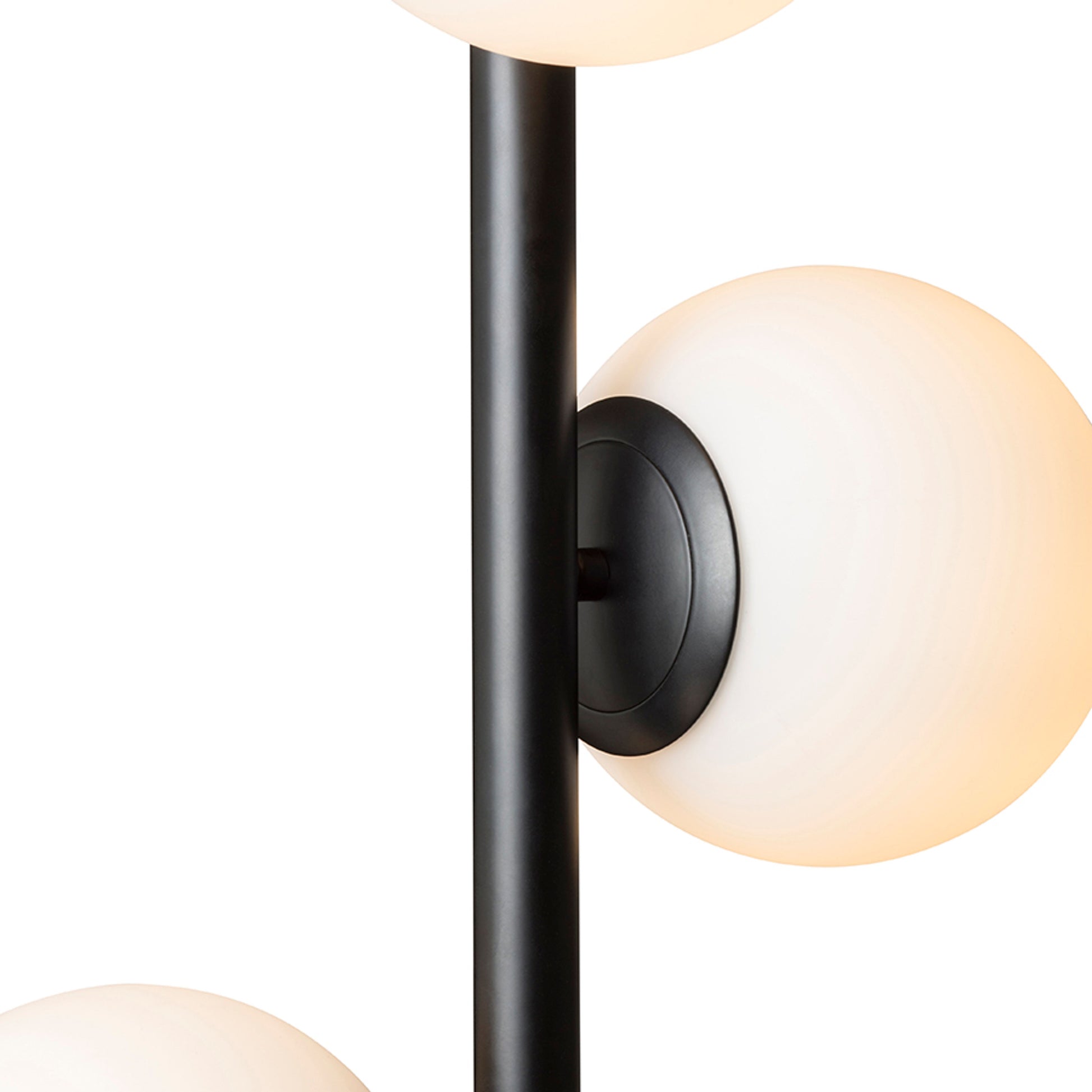 RENDL pendant lamp ETHERIA pendant black opal-colored glass 230V LED E27 3x11W R14484 7