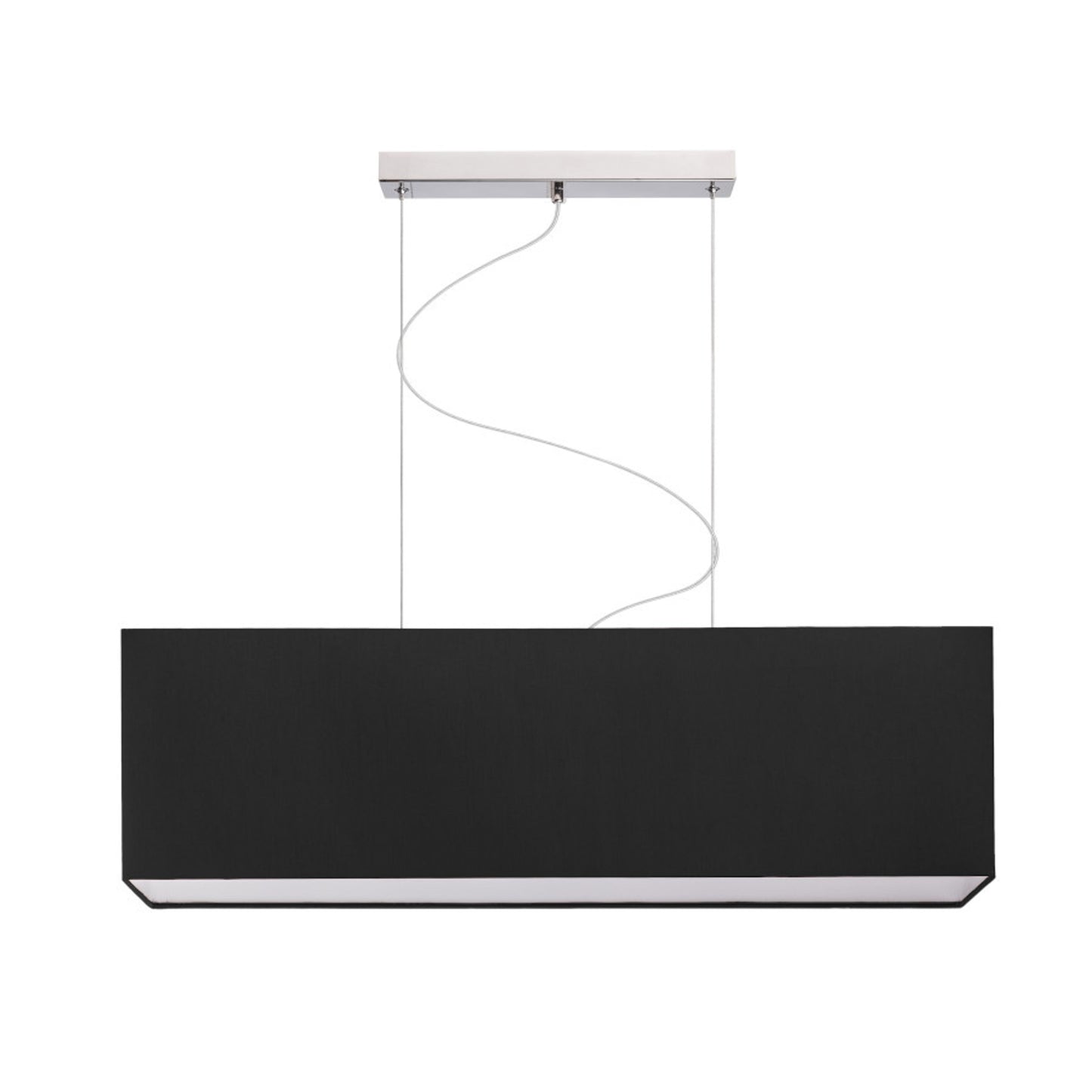RENDL shades, shade bases, pendent sets LOPE 80/23 shade  Polycotton black/white PVC  max. 23W R14529 3
