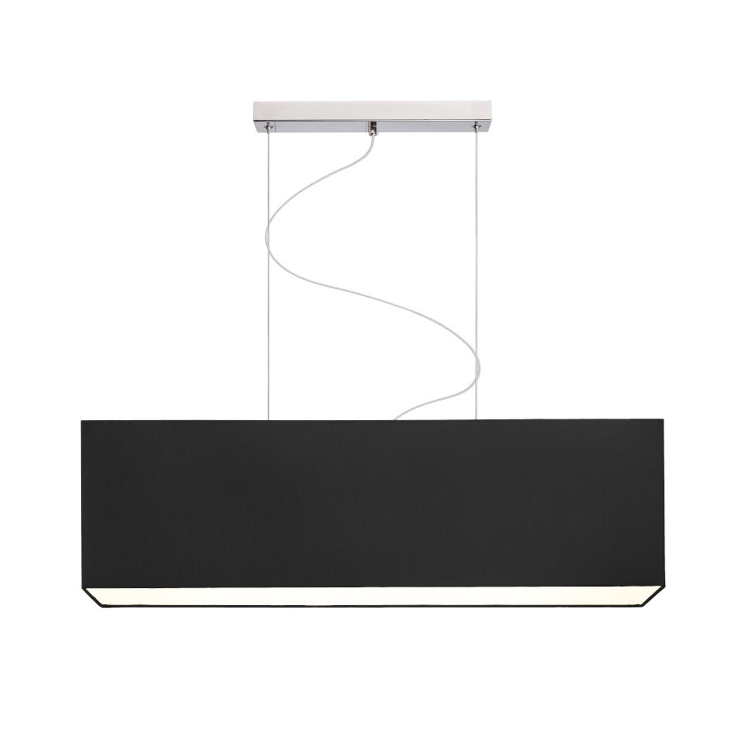 RENDL shades, shade bases, pendent sets LOPE 80/23 shade  Polycotton black/white PVC  max. 23W R14529 5
